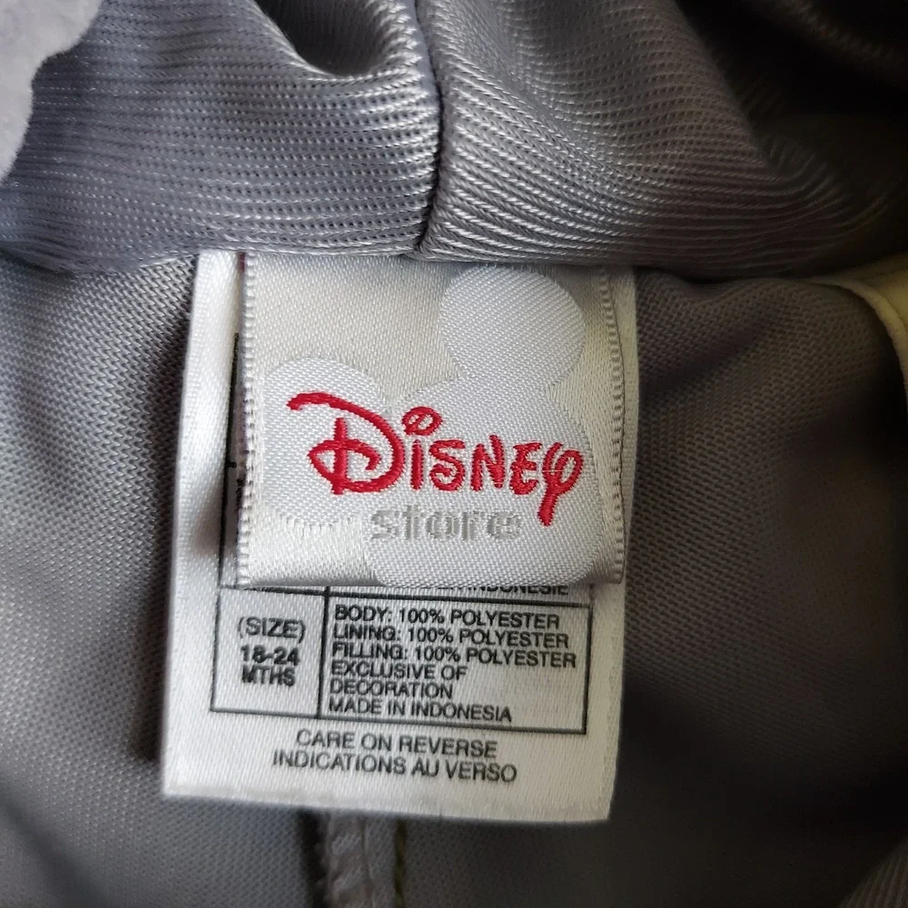 Disney Store Dumbo Elephant Plush Costume Toddler 18-24 Months Grey Halloween